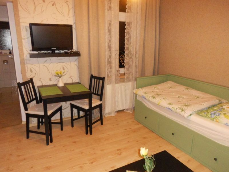 Essen Apartment Heike: Wohn - und Schlafbereich